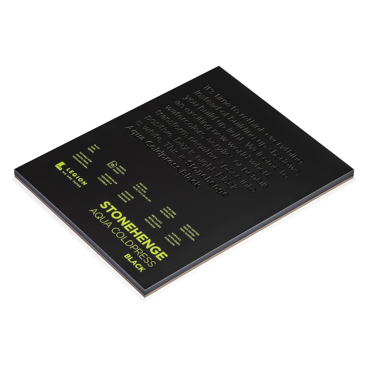 Legion Stonehenge Aqua Coldpress Black Pad